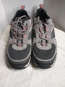 LL Bean TRAIL MODEL 4 Womens Gray Suede Hiking Low Top Shoes Size 9 Medium - Picture 1 of 8