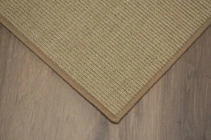 Sisal Teppich umkettelt creme beige 100% Sisal gekettelt verschiedene Größen - Bild 1 von 4