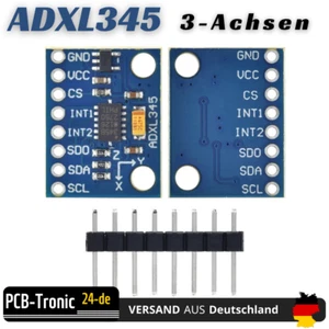 ADXL345 Beschleunigungssensor Modul 3-Achsen für Arduino Raspberry Pi kompatibel - Bild 1 von 6
