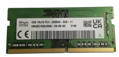 memoria ram 4GB so-dimm ddr4 HMA851S6DJR6N-XN 3200aa-sa0-11 2140 - Immagine 1 di 2