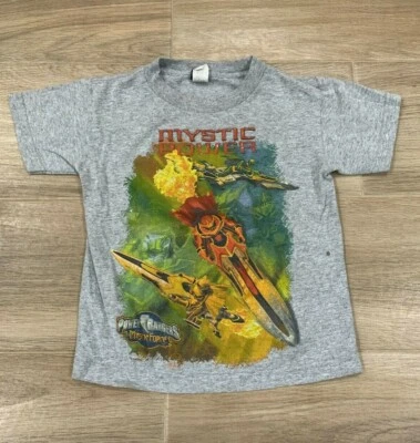 Vintage Power Rangers Mystic Force Graphic T-Shirt Size XS BOY'S *See Photos - Image 1 of 4