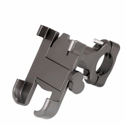 360° Rotation Motorcycle Phone Bracket Titanium CNC Handlebar Mount Holder Stand - Image 1 of 4