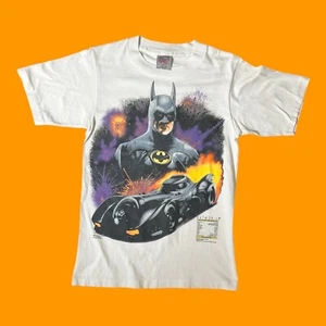 VTG Original 1989 DC Comics Batman Movie Promo Shirt Men's Size Small 5/1 - Picture 1 of 1