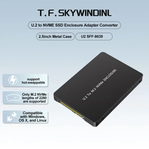 New Version M.2(NGFF) NVMe SSD to U.2 (SFF-8639) 2.5" SSD Adapter - Picture 1 of 11