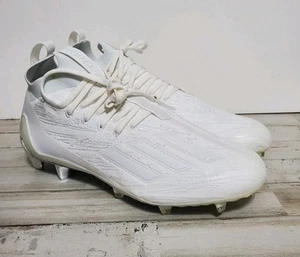 Botines Adidas Adizero Primeknit para hombre talla 9,5 EE. UU. blancos plateados metálicos - Imagen 1 de 10