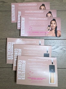 Huda Beauty #fauxfilter FOUNDATION & CONCEALER SAMPLES - Picture 1 of 3
