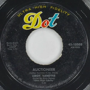 LEROY VANDYKE Auctioneer DOT 45-15503 VG+ 45rpm 7" 1956 Country - Bild 1 von 4