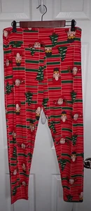 LulaRoe Size TC2 (20W-26W) Christmas Leggings Santas & Nutcrackers & Trees - Bild 1 von 7