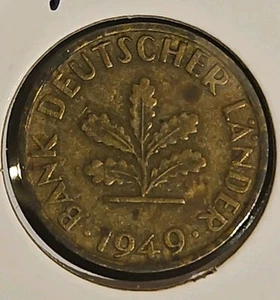 1949 Germany 5 Pfennig - Picture 1 of 2
