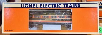 NIB LIONEL 6-19120 GN GREAT NORTHERN 16" ALUMINUM LIGHTED OBSERVATION CAR - Image 1 of 4