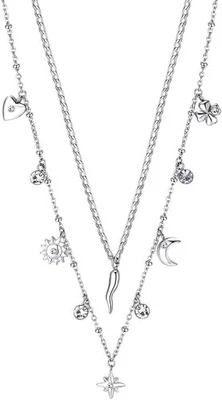 Bracciale Brosway CHANT Donna Acciaio Silver Doppio Filo Fortuna _BAH45 - Immagine 1 di 2