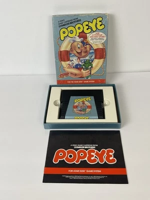 VINTAGE ATARI 5200 POPEYE Video Game Complete In Box With Instruction Manual CIB - Image 1 of 3