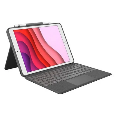 Logitech Custodia con tastiera IPAD 10.2 7TH ° 8TH ° 9TH COMBO TOUCH Graphite - Immagine 1 di 4