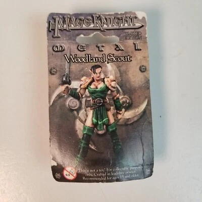 Mage Knight Edición Limitada Metal Mini - Woodland Scout Sellado *Leer Descripción Foto 1 de 4