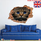 Gifts Presents For Cat Lovers Novelty Cute 3D Wall Art Sticker Vinyl Decal Large