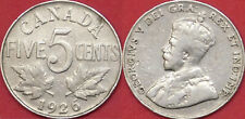 Fine 1926 Canada Near 6 5 Cents