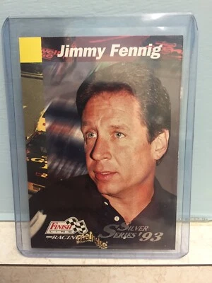 1993 PRO SET JIMMY FENNIG SILVER SERIES 93 FINISH LINE RACE 120 CREW CHIEF 12 - Image 1 of 2