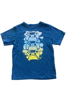Kinder Place Jungen 5/6 Blau Gaming Controller Shirt  - Bild 1 von 9