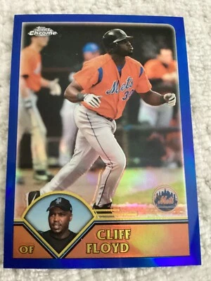2003 Topps Chrome Cliff Floyd #224 refractor/699 NY Mets Nueva York Foto 1 de 2