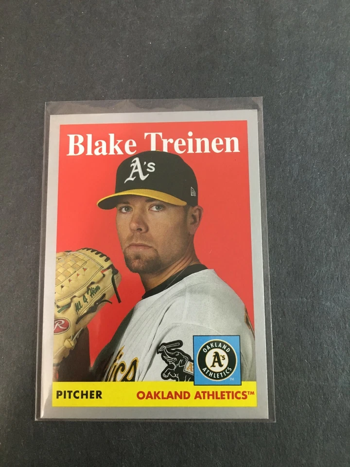 F162,102  2019 Topps Archives Silver #92 Blake Treinen/99 Oakland Athletics - Image 1 of 1