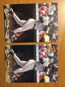 Mo Vaughn 1998 Pacific Paramount Base & Gold #25 Red Sox - Picture 1 of 4