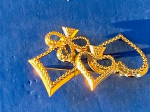Crown Trifari 2" Playing Deck Card Suits Symbols Brooch Poker Blackjack Vegas! - Picture 1 of 8