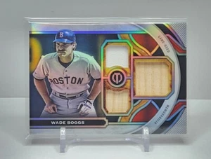 2023 Topps Tribute Wade Boggs Triple Relic /199 - Boston Red Sox - Picture 1 of 2