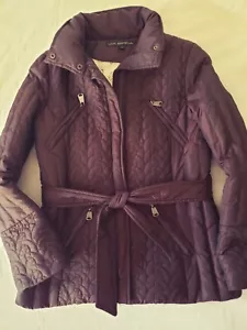 Via Spiga Quilted Down Belted Lightweight Brown Puffer Jacket Size XS - Picture 1 of 8