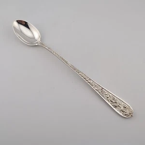 Kirk Stieff Corsage Sterling Silver Iced Tea Spoon - 7 1/2" - No Monograms - Picture 1 of 4