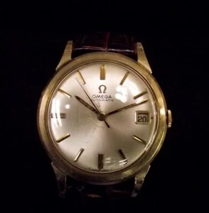 OMEGA 10K GOLD FILLED AUTOMATIC WRIST WATCH - Picture 1 of 8