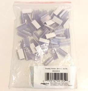 Deflecto 1" Display Sign Card Holder for Retail Weddings Parties 50 per Pack NEW - Picture 1 of 8