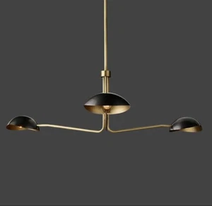 Stilnovo Chandelier Sputnik Mid Century Brass Italian Ceiling Light Fixture Deco - Picture 1 of 5