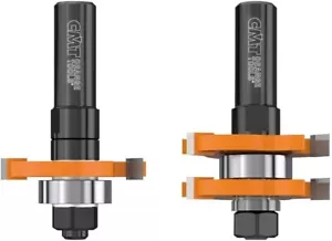 CMT Orange Tools 800.626.11 2-Piece Tongue & Groove Set 1/2-Inch Shank - Picture 1 of 3