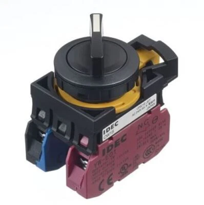 Idec CW 2 positions Plastic Screw Selector Switch SPDT, 10 A 22.3mm IP67 240V 24 - Image 1 of 2
