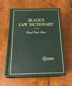Black's Law Dictionary Revised Fourth 4th Edition (1968/1970) by Henry Campbell - Picture 1 of 8