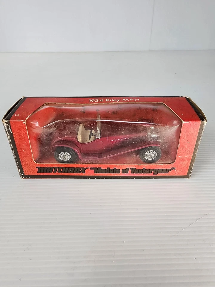 Matchbox Models Of Yesteryear Y3 1934 Riley Mph Diecast Car 1973 Lesney - Image 1 of 4
