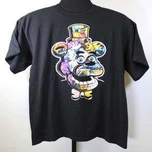 Five Nights at Freddy's Boys Trap Art Black Cotton T-Shirt XXL 18 Colorful Fun - Picture 1 of 7