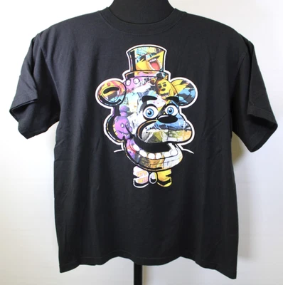 Camiseta Five Nights at Freddy's Boys Trap Art negra de algodón XXL 18 colorida divertida Foto 1 de 4
