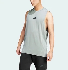 Neu mit Etikett Adidas Designed For Training Intensity Tanktop für Herren Large UVP $ 40 grün - Bild 1 von 5