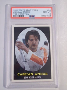 2023 Topps Star Wars Throwback Thursday Cassian Andor # 26 variation Rare PSA 10 - Picture 1 of 4