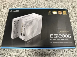 Lian Li Edge Series-1200W Full Modular Power Supply (Fan Hub Included) - Gold-AT - Afbeelding 1 van 3