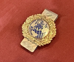 1940’s PAA Pan Am Airways Money Clip Made HADLEY USA Pilot CREW Flight Attendant - Picture 1 of 14