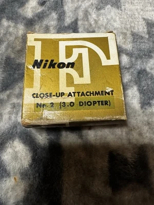 Nikon Close-Up Attachment No.2 (3.0 Diopter) NOS w/ Box & Case Japan - Image 1 of 4