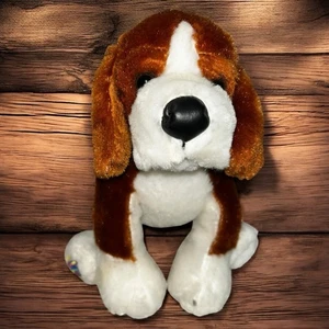 Ganz Webkinz Brown Beagle Basset Hound Dog Puppy Plush Stuffed Animal No Code - Picture 1 of 4