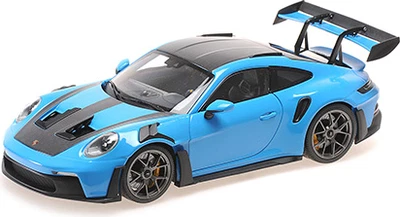 2024 Porsche 911 (992) GT3 RS Blue w/ Weissach Package and Dark Silver Wheels in - Imagem 1 de 4