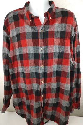 Camisa de franela a cuadros roja Red Head manga larga para hombre 3XL usada Foto 1 de 3
