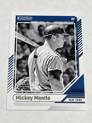 Béisbol Donruss 2024 #7 - Mickey Mantle - Yankees de Nueva York Foto 1 de 2