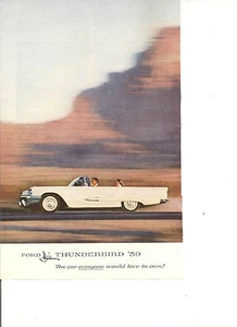  Magazine Ad- Vintage, 1959 Thunderbird - Picture 1 of 1