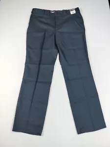 Tact Squad Trousers Men 18 Black Unhemmed Military Police Stretch Waist Security - Picture 1 of 11