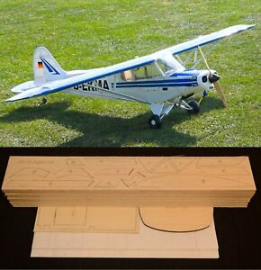 108"Ws PIPER PA-18 SUPER CUB R/c Plane partial kit/short kit and plans, PLS READ